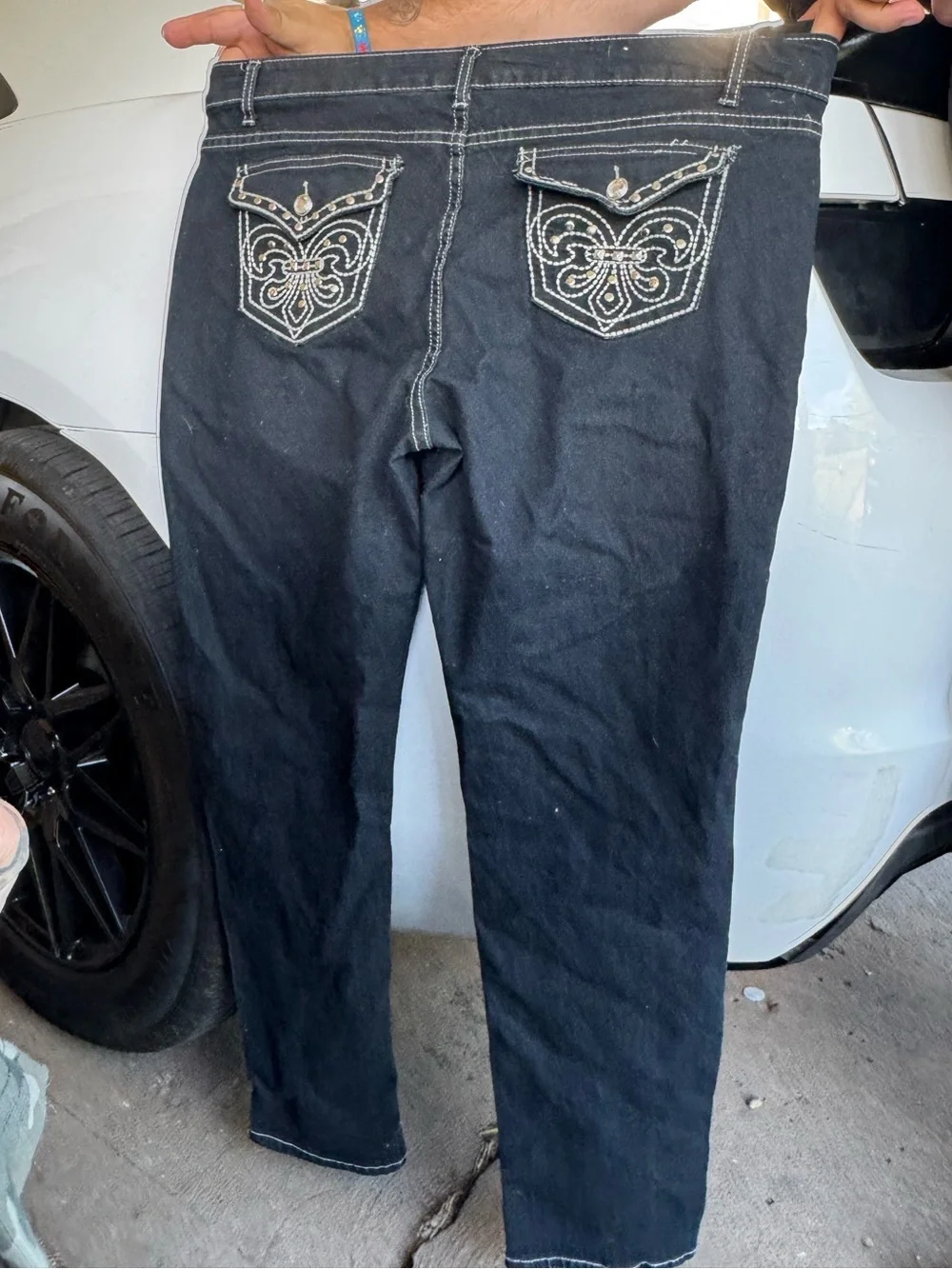Classic Blue Bedazzled Jeans Womens Size 20